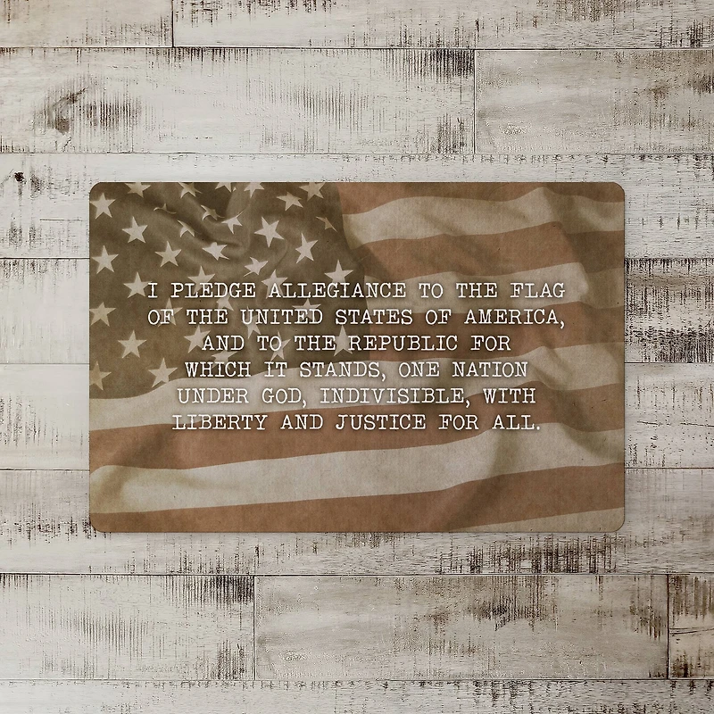 Pledge of Allegiance Floor Mat