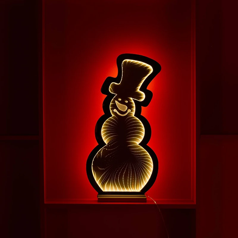 24" Snowman Outline Ekko Light Display