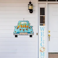 Glitzhome® 26" Easter Metal Truck Yard Stake