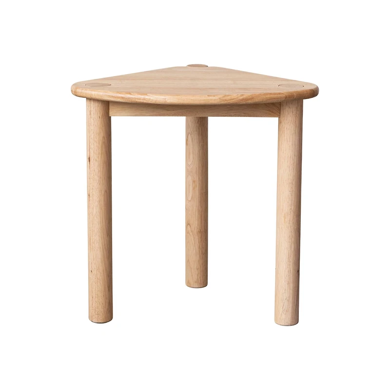Hello Honey® Natural Rubberwood Side Table