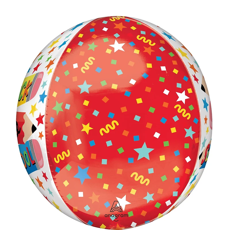 Orbz® 16" Write On Back to School Foil Balloon