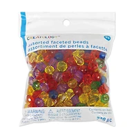 Rainbow Mixed Shape Faceted Beads by Creatology™
