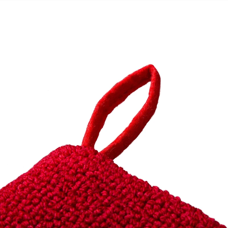 Glitzhome® 21" Cardinal Hooked Stocking