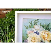 Luca-s Floral Bouquet Counted Cross Stitch Kit