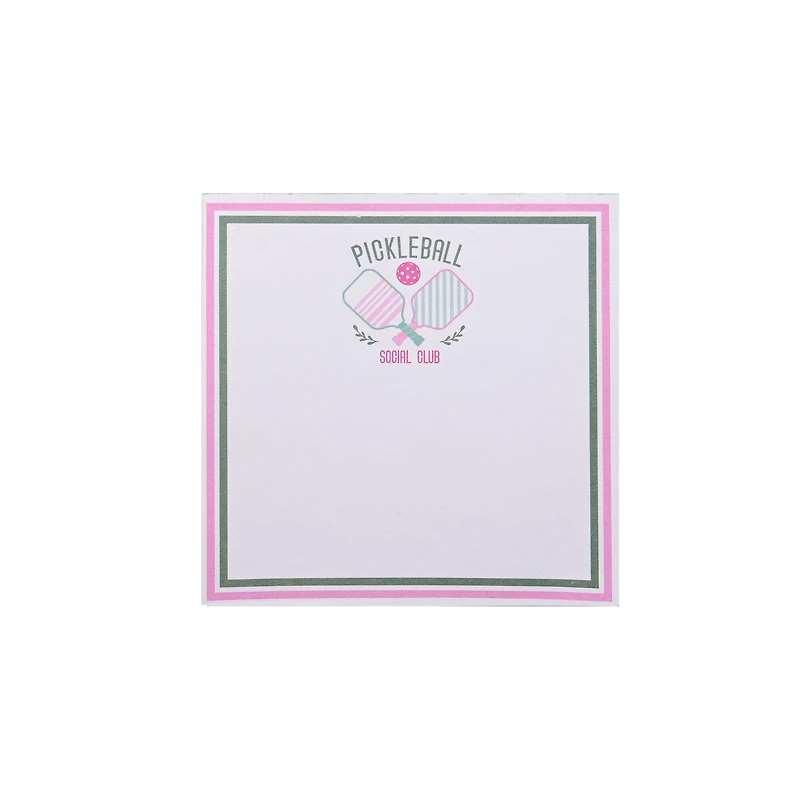 Assorted Pickleball Sticky Note Pad, 1pc. by Fab Finds