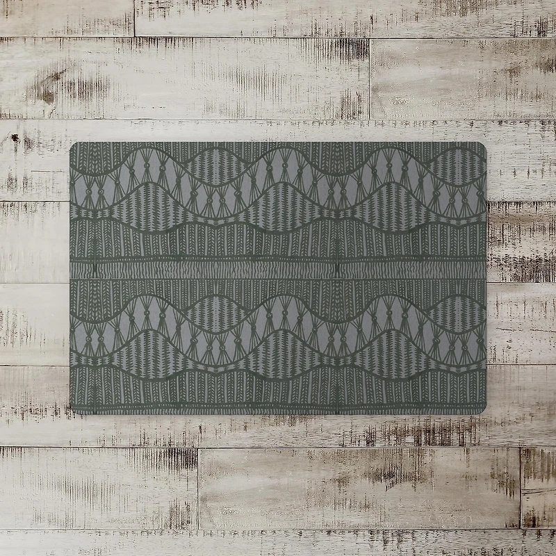 Lace Pattern Floor Mat