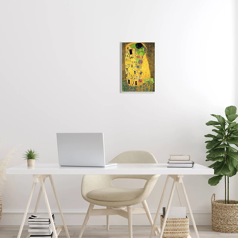 Stupell Industries Funny Classic Klimt Aliens Wall Plaque Art