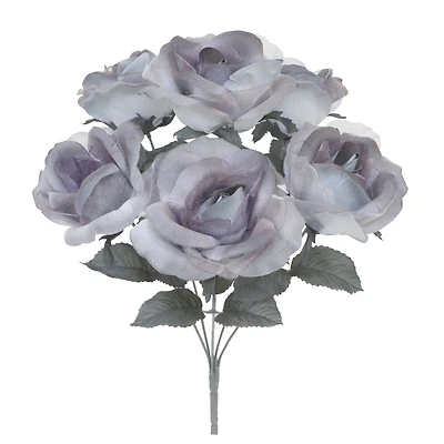 18" Gray Purple Rose Bush by Ashland®