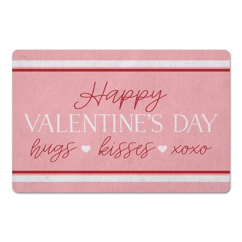 Happy Valentine's Day Floor Mat