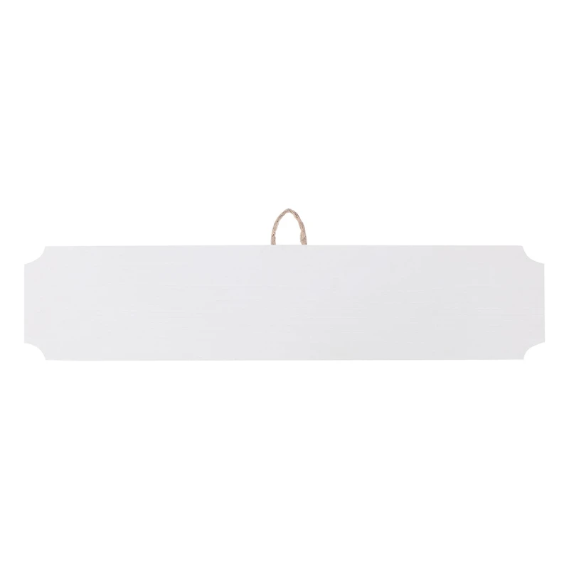 8 Pack: 18" Whitewashed Wood Rectangle Plaque by Make Market®