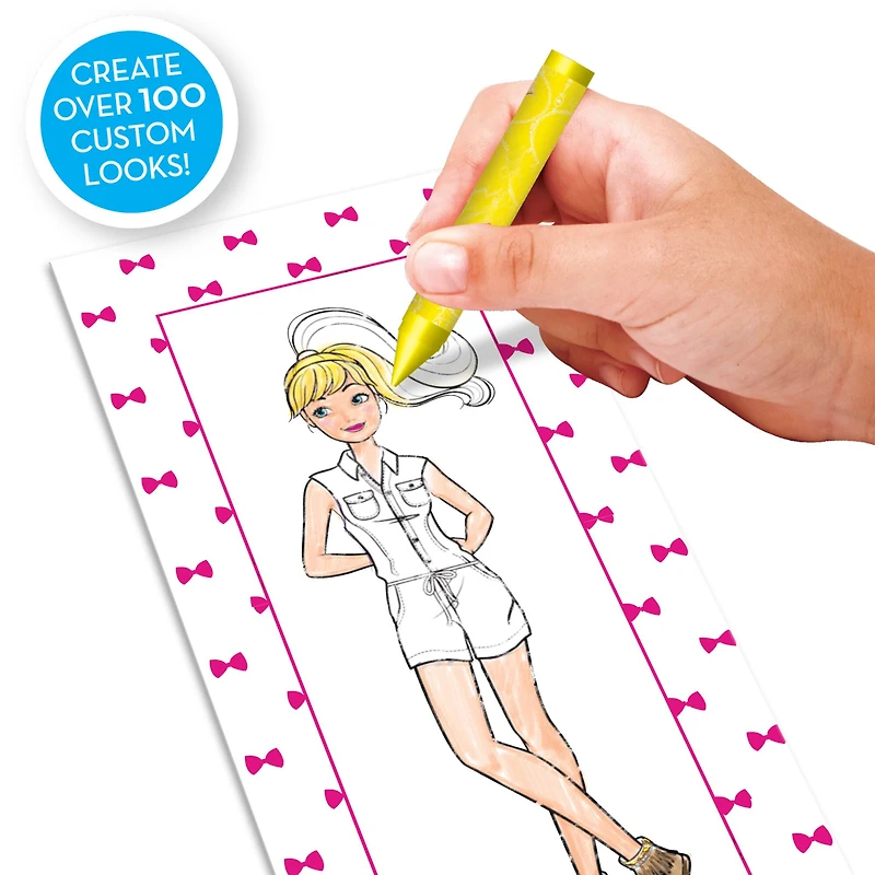 Barbie™ Fashion Plates Rubbing Kit