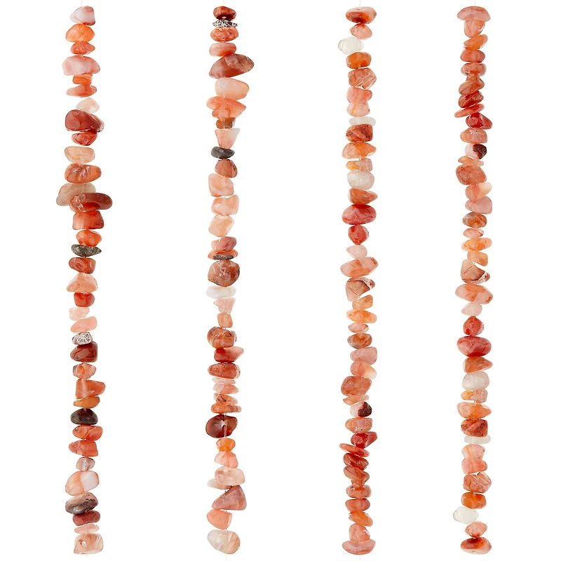 Red Agate Chip Beads by Bead Landing™