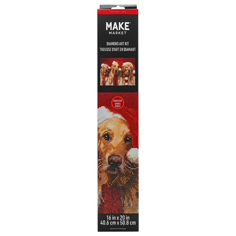 16" x 20" Dogs Diamond Art Kit by Make Market®