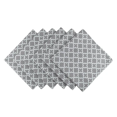 DII® Gray Lattice Napkins, 6ct.