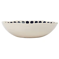 Hello Honey® 14.75" Round Hand-Painted Stoneware Serving Bowl with Design