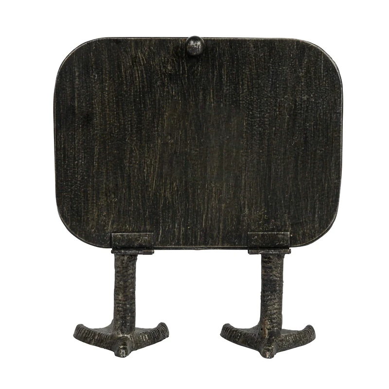 Hello Honey® 7.7" Metal Standing Clock with Duck Feet