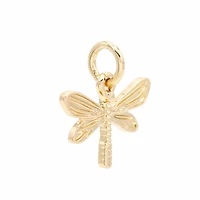 14K Gold Plated Dragonfly Charm by Bead Landing™