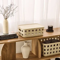 Ezy Storage Aura 12.7qt. Lidded Basket