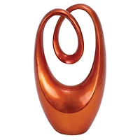 11" Red Heart Abstract Sculpture