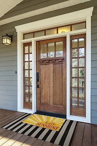 DII® Yellow Hello Sunshine Doormat