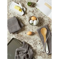 DII® Solid Gray Waffle Terry Dishtowel, 4ct.