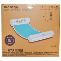 Rae Dunn Bee Happy Kids Hammock Float