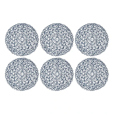 DII® Woven Paper Round Placemats