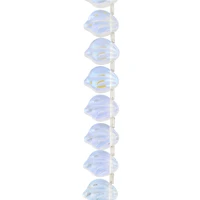 Clear Glass Leaf Beads, 15mm by Bead Landing™
