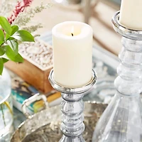 The Novogratz Glass Contemporary Candle Holder Set