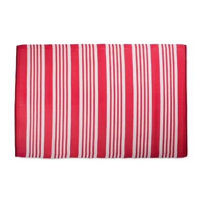 DII® Coral Multi Stripe Outdoor Rug, 4ft. x 6ft.