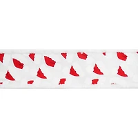 2.5" x 15ft. Santa Hats with Fur Edges Wired Ribbon by Celebrate It®  