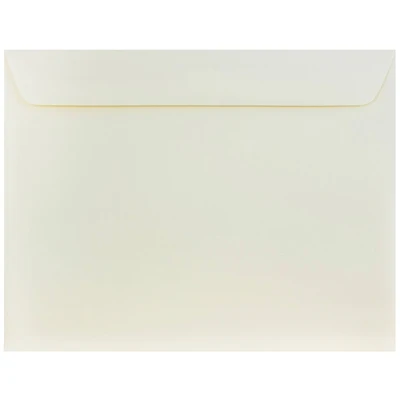 JAM Paper 10" x 13" Natural White Wove Metallic Envelopes, 25ct.