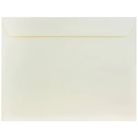JAM Paper 10" x 13" Natural White Wove Metallic Envelopes, 25ct.