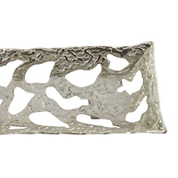 Silver Contemporary Tray, Set of 2" 29", 23"
