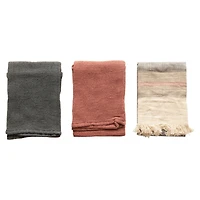 Hello Honey® Solid Cotton Tea Towels Set, 3ct.