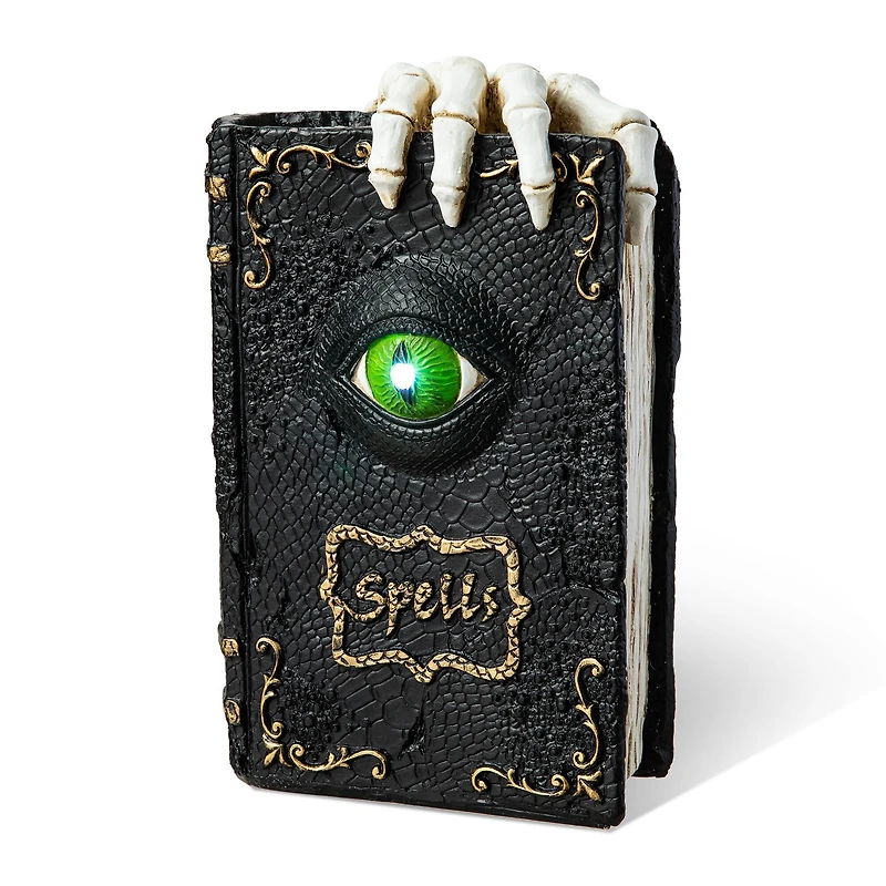 Glitzhome® 8" Lighted Halloween Ghostbuster Book