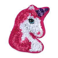 12 Pack: PlushCraft™ Fabric by Number Unicorn Pillow Kit