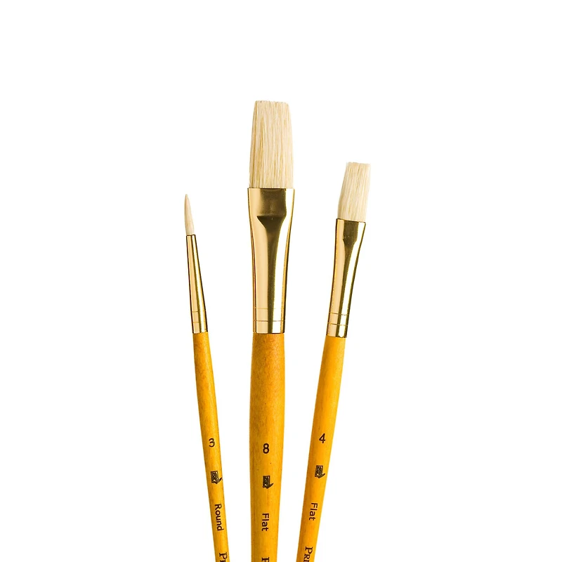 Princeton™ RealValue™ Natural Hair Bristle 3 Piece Brush Set