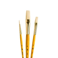 Princeton™ RealValue™ Natural Hair Bristle 3 Piece Brush Set