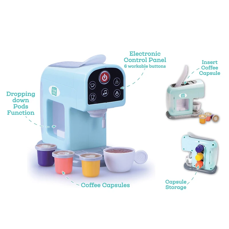 Nothing But Fun Toys My First Coffee Maker Playset