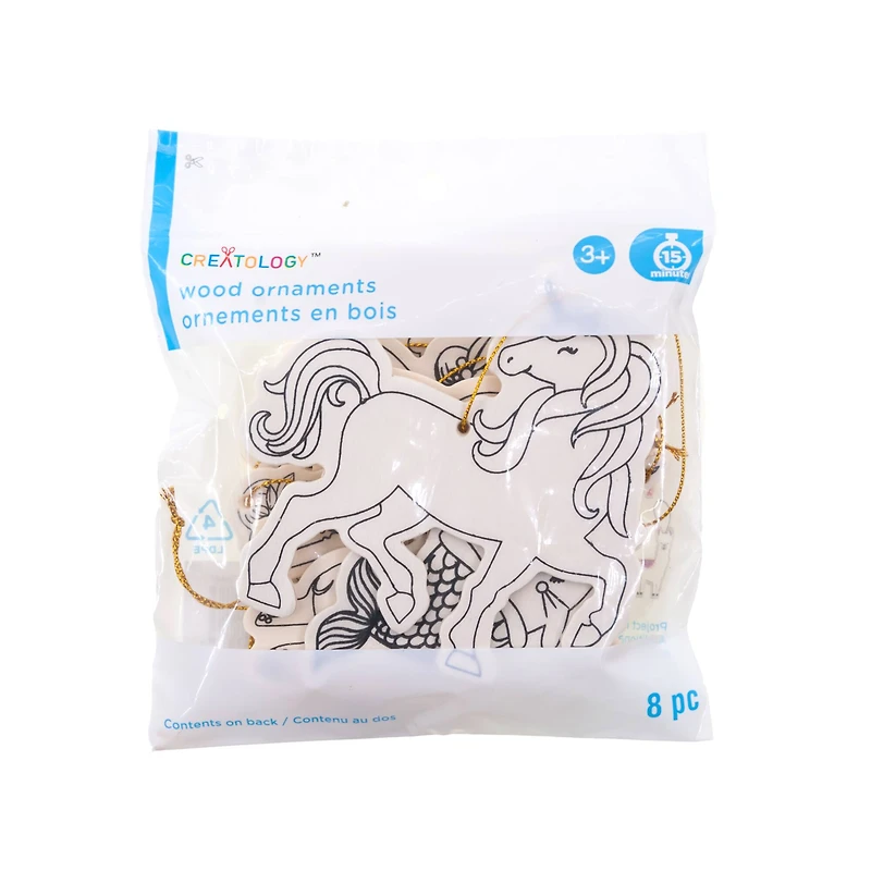Magical Color-In Wood Ornaments by Creatology™