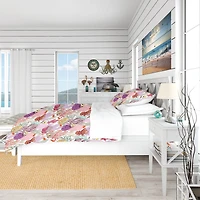 Designart 'Coral Reef and Fishes Pattern' Nautical & Coastal Bedding Set