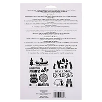 Outdoor Plastic Stencils, 7" x 10" by Craft Smart®