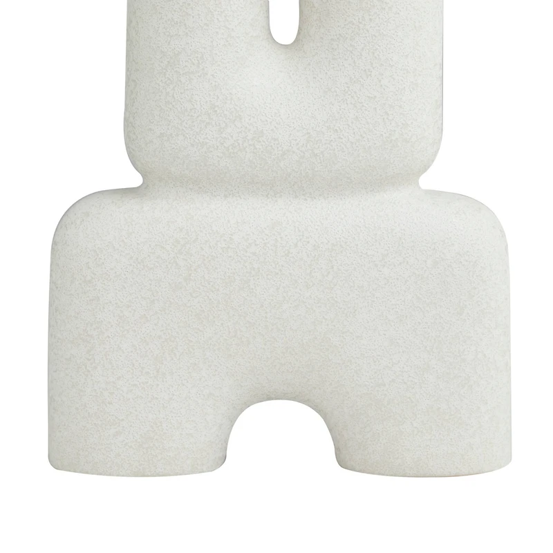 The Novogratz 15" Ceramic U-Shaped Abstract Vase