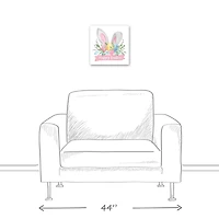 Happy Easter Banner 12" x 12" Canvas Wall Art