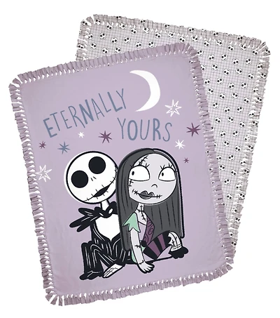 Nightmare Before Christmas 48" Eternally Yours No Sew Fleece Throw Kit