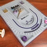 The Beadsmith® Travelers Bead Board With Lid, 9.75" x 13.25"