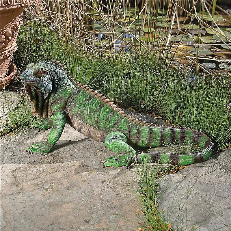 Design Toscano 9.5" Tall Iggy the Iguana Statue
