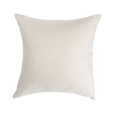Craft Express Beige Linen-Like Pillow Covers, 4ct.