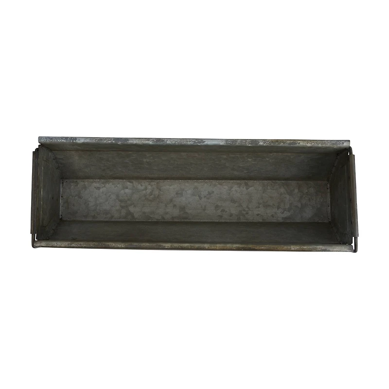 Hello Honey® Distressed Metal Trough Container